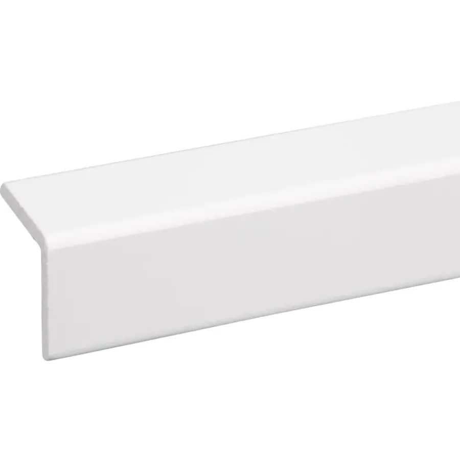 Geen Hoeklat grenen wit gelakt 34x34mm 270cm New