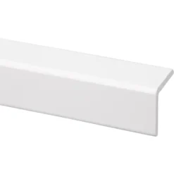 Geen Hoeklat grenen wit gelakt 34x34mm 270cm New