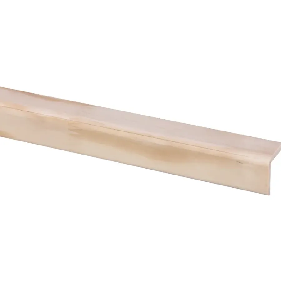 Geen Hoeklat grenen 27x27 mm lengte 270 cm