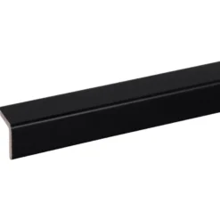 Geen Hoeklat grenen zwart gelakt 27x27mm 270cm Outlet