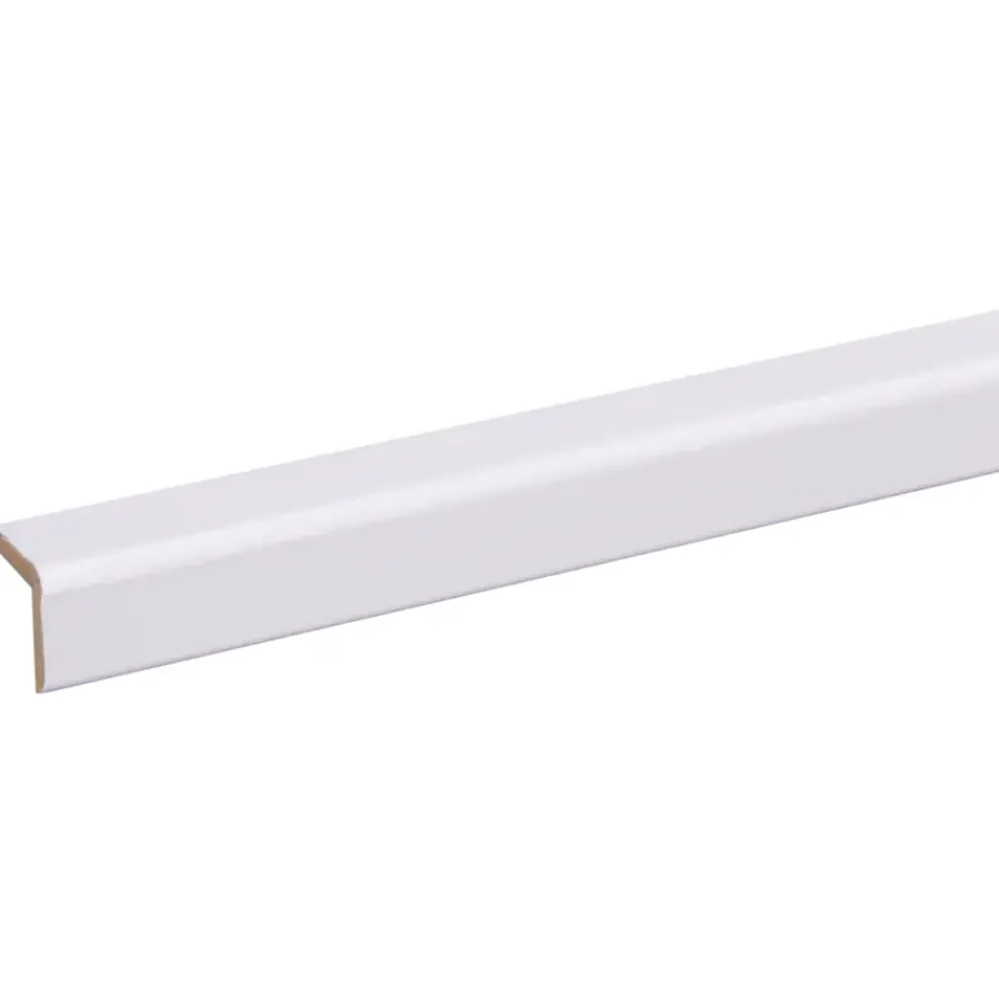 Geen Hoeklat MDF 20x20 mm lengte 260 cm gegrond Outlet