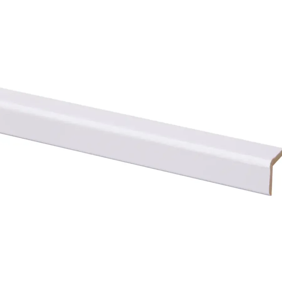 Geen Hoeklat MDF 20x20 mm lengte 260 cm gegrond Outlet