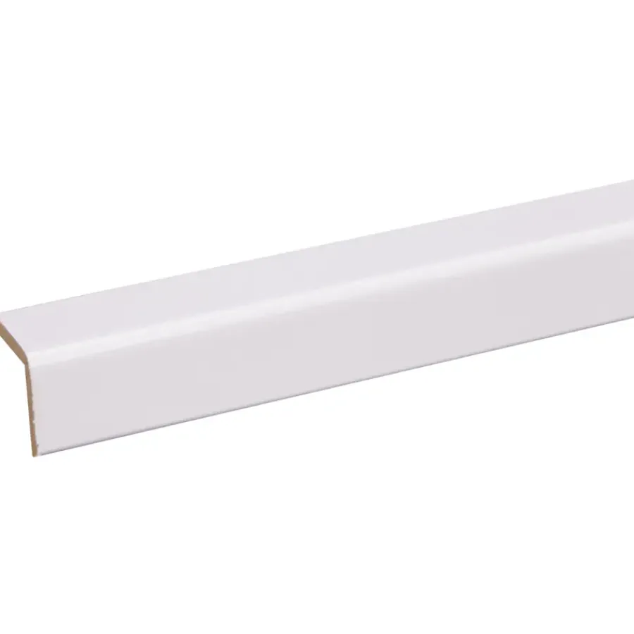 Geen Hoeklat MDF zelfklevend 27x27 mm lengte 260 cm gegrond Clearance