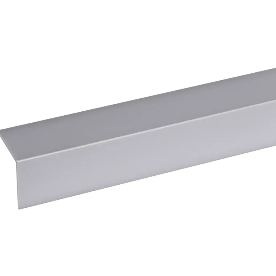 Geen Hoekprofiel kunststof RVS look zelfklevend 30x30mm 260cm Best