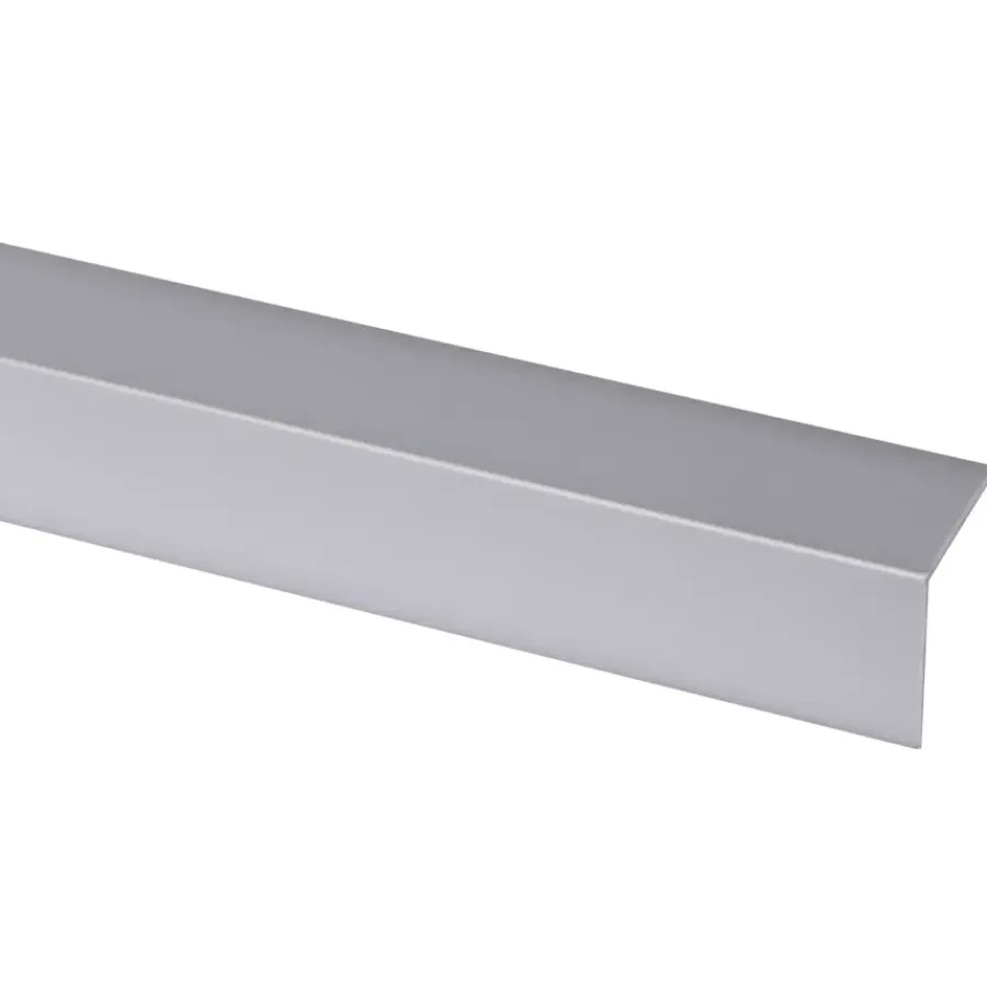 Geen Hoekprofiel kunststof RVS look zelfklevend 30x30mm 260cm Best