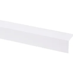 Geen Hoekprofiel kunststof wit 30x30 mm 260 cm