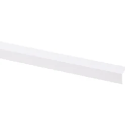Geen Hoekprofiel kunststof wit 15x15 mm 260 cm New