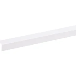 Geen Hoekprofiel kunststof wit 15x15 mm 260 cm New