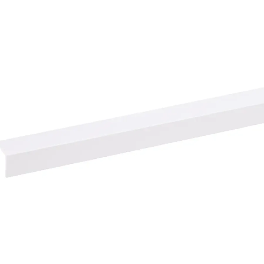 Geen Hoekprofiel kunststof wit 15x15 mm 260 cm New