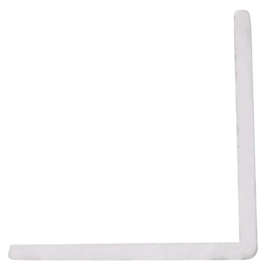 Geen Hoekprofiel kunststof wit 15x15 mm 260 cm New