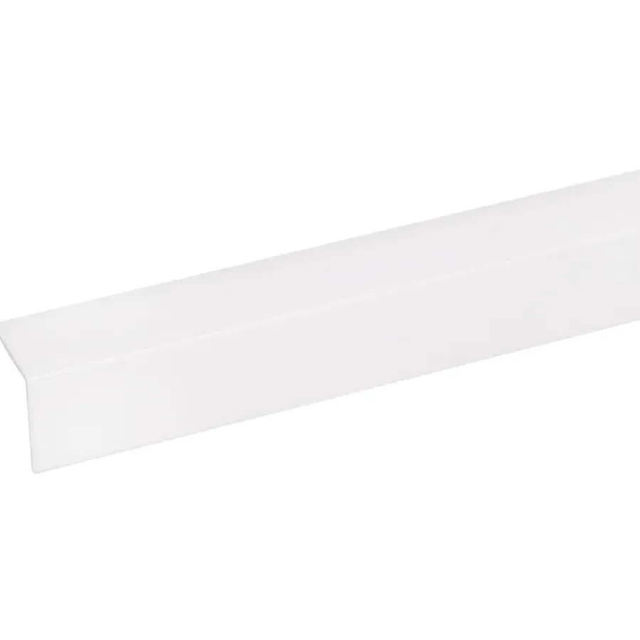 Geen Hoekprofiel kunststof wit zelfklevend 20x20mm 260cm