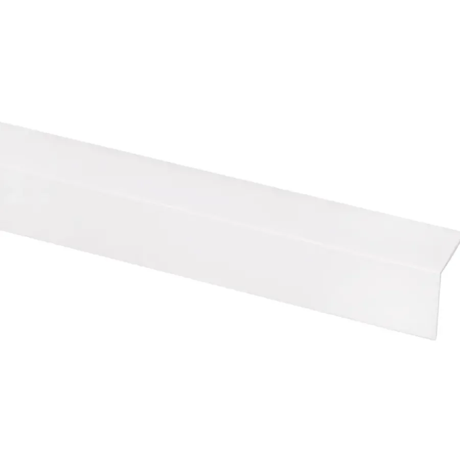 Geen Hoekprofiel kunststof wit zelfklevend 20x20mm 260cm