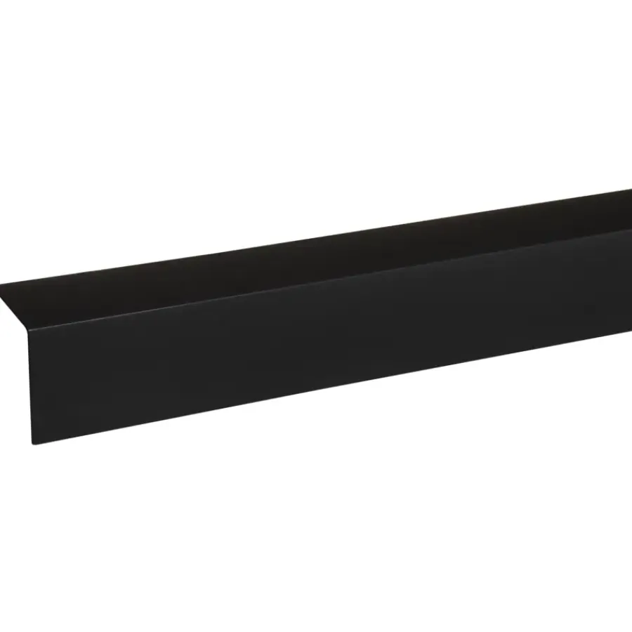 Geen Hoekprofiel kunststof zwart 50x50mm 260 cm Clearance