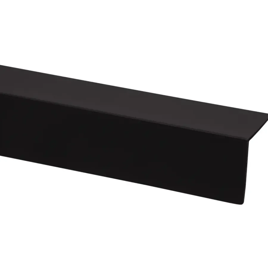 Geen Hoekprofiel kunststof zwart 30x30 mm 260 cm Clearance