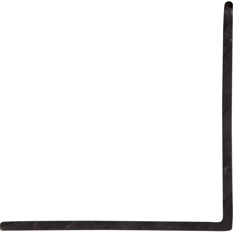 Geen Hoekprofiel kunststof zwart 30x30 mm 260 cm Clearance