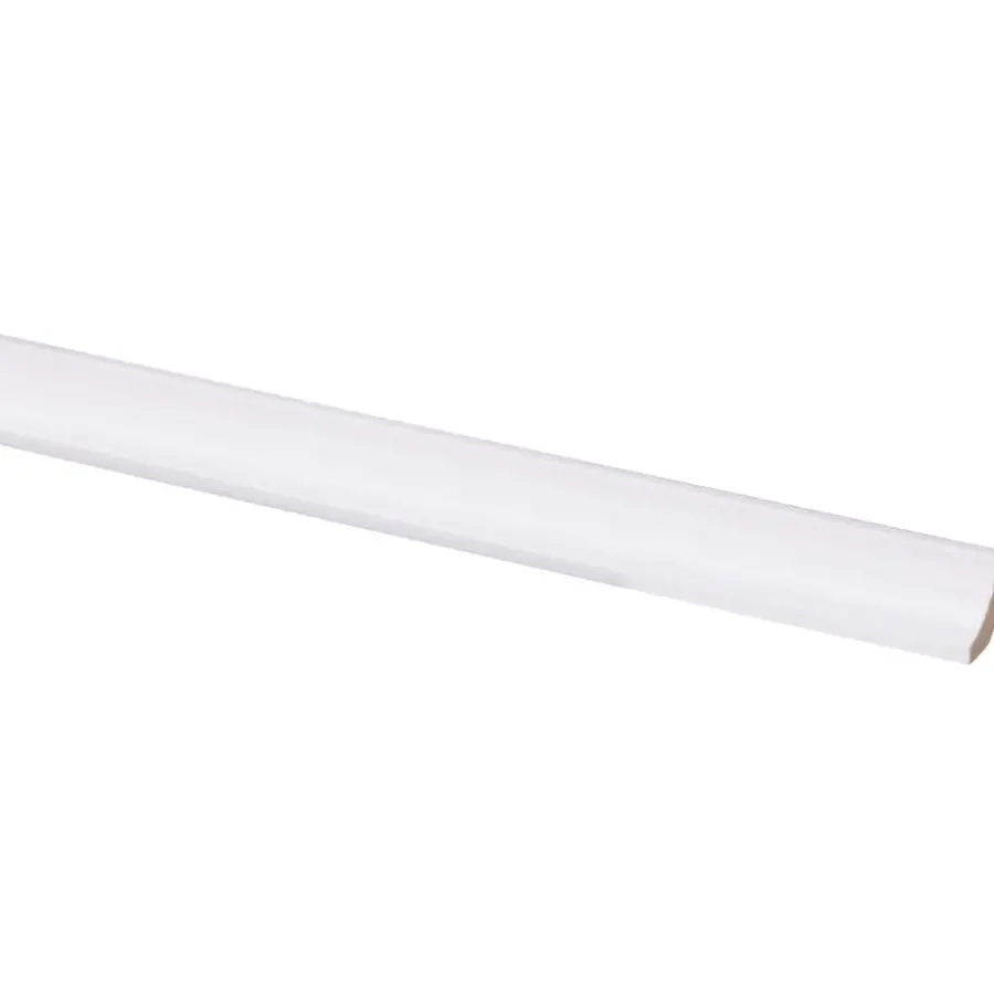 Geen Hollat MDF 13x13 mm wit gegrond lengte 260 cm Outlet