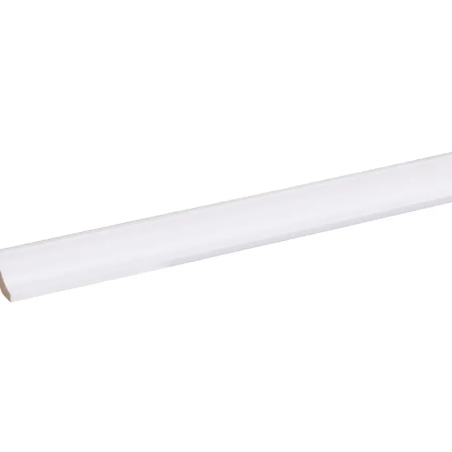 Geen Hollat MDF 13x13 mm wit gegrond lengte 260 cm Outlet