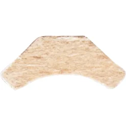 Geen Hollat MDF 13x13 mm wit gegrond lengte 260 cm Outlet