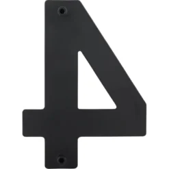 KARWEI Huiscijfer 4 Zwart RVS 15 x 10 cm Best