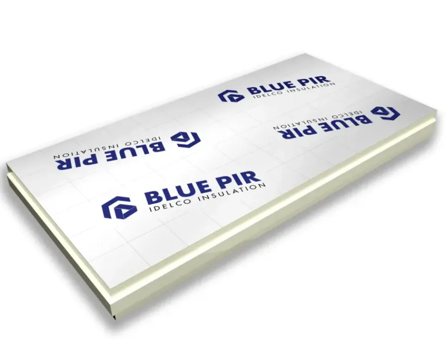 IDELCO BLUE PIR isolatieplaat 120 x 60 cm 8 cm (Rd 3.6) 0,72 m² Hot