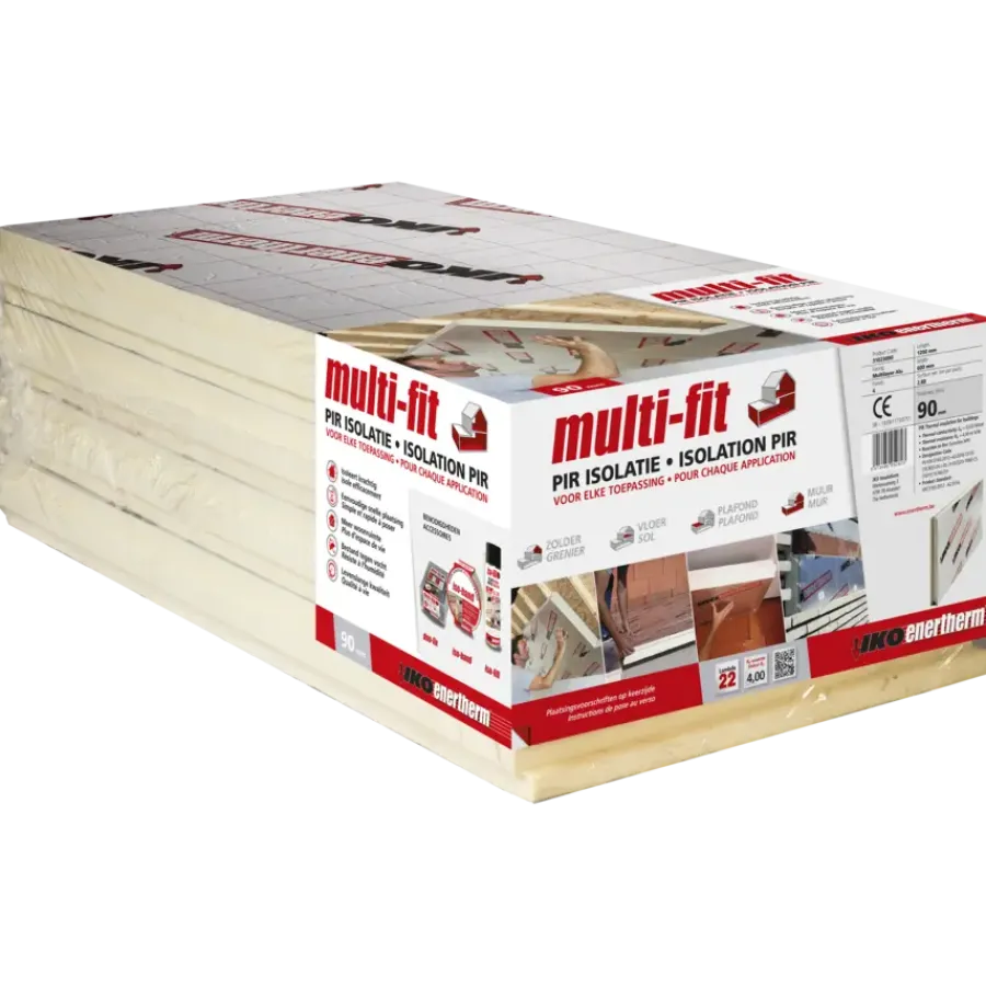 IKO Enertherm multi-fit PIR isolatieplaten 9 cm (Rd 4.0) 2,88 m² Best