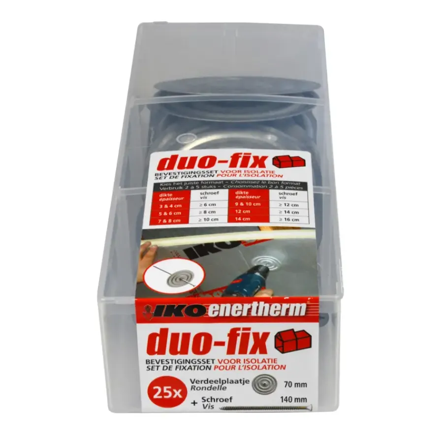 IKO Enertherm Iko enetherm bevestigingsset 14 cm 25 stuks Hot