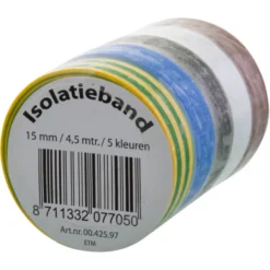 Geen Isolatieband 15mm 5 Rollen