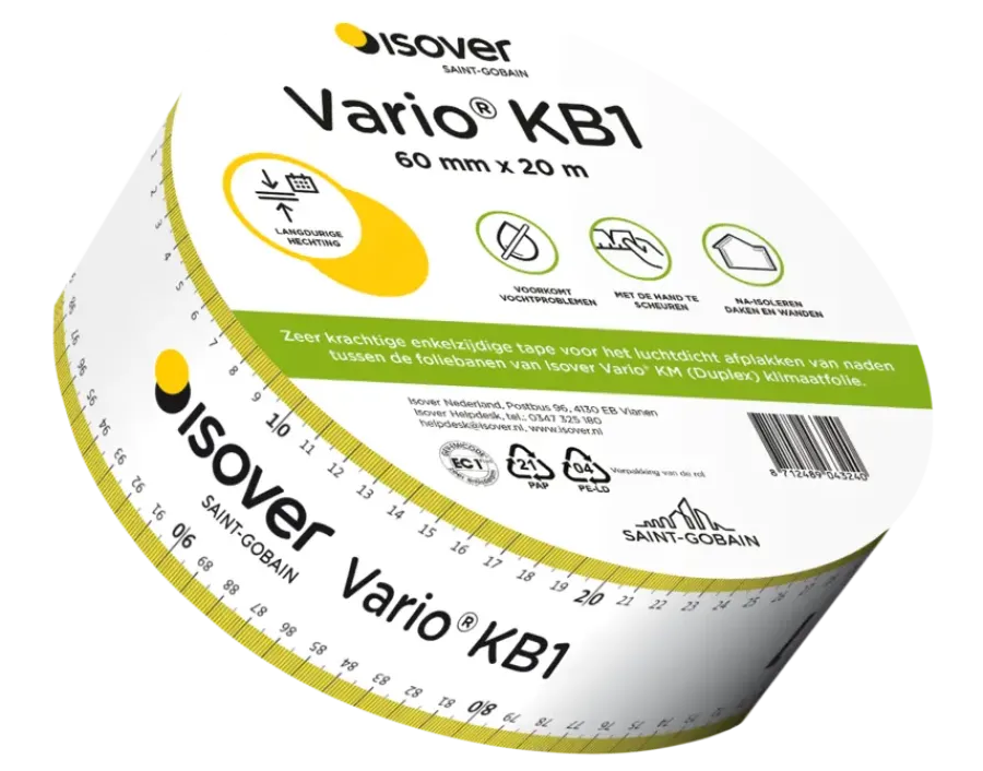 Isover Vario KB1 Isolatietape 60mm, rol van 20m Online