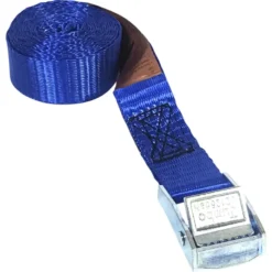 Jumbo mini spanband blauw 25mm met klemgesp 200 cm New