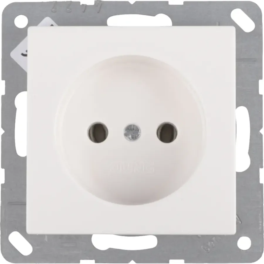 JUNG AS500 Enkel Stopcontact Wit Discount