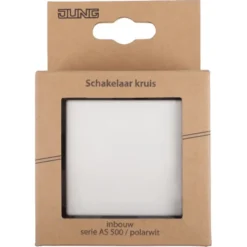 JUNG AS500 Kruisschakelaar wit Outlet