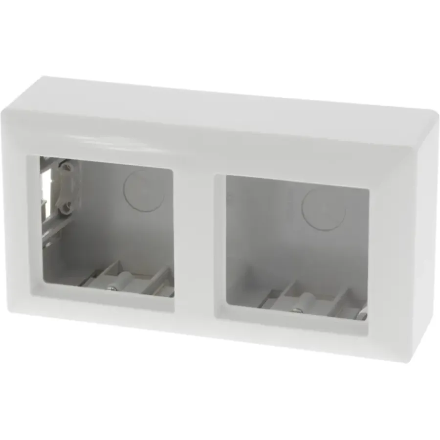 JUNG AS500 Opbouwraam 2-voudig Wit Discount