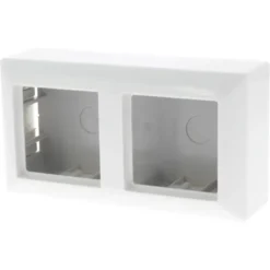 JUNG AS500 Opbouwraam 2-voudig Wit Discount