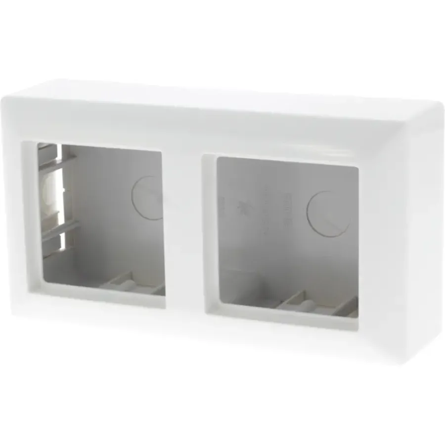 JUNG AS500 Opbouwraam 2-voudig Wit Discount
