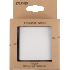 JUNG AS500 Wisselschakelaar wit Outlet