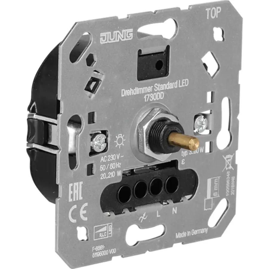 JUNG inbouwdimmer led/spaar 3-60 watt Outlet