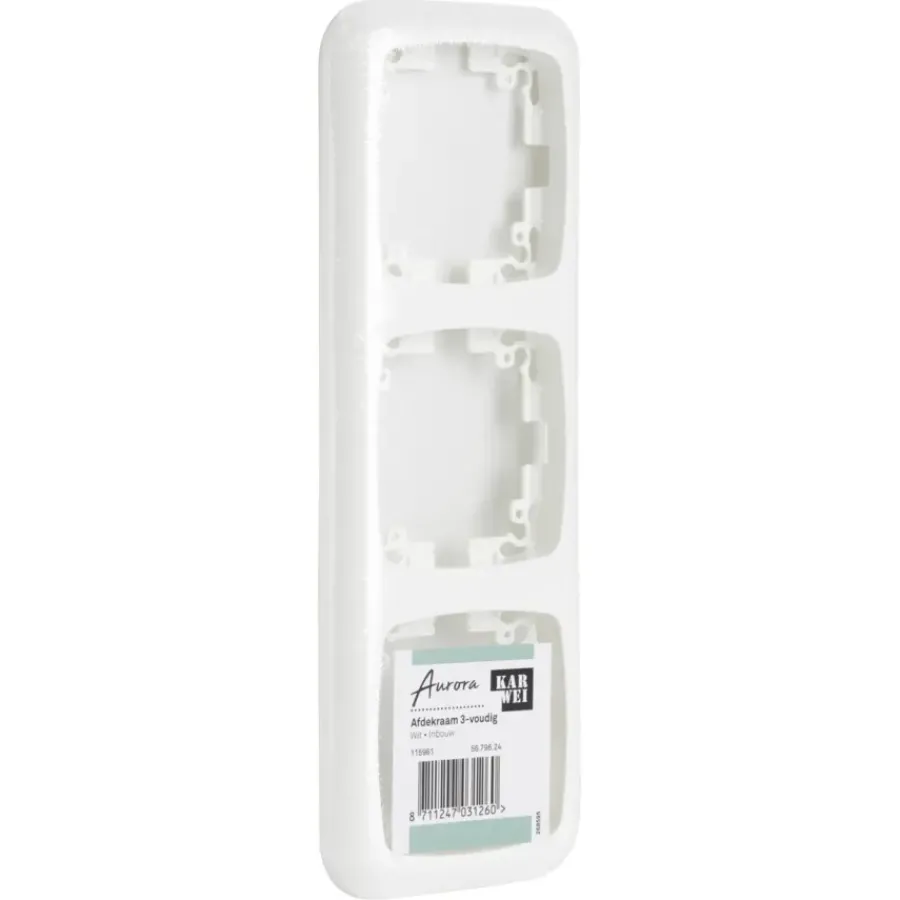KARWEI Aurora afdekraam 3-voudig wit Discount