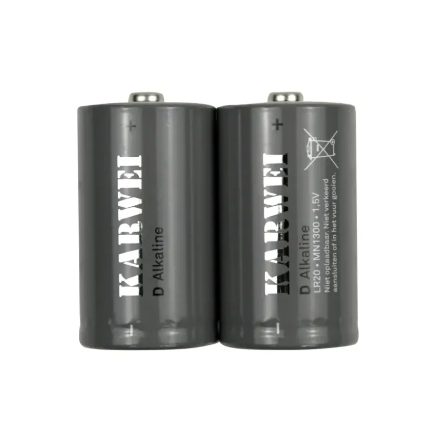 KARWEI Batterij Alkaline D 2 stuks Clearance