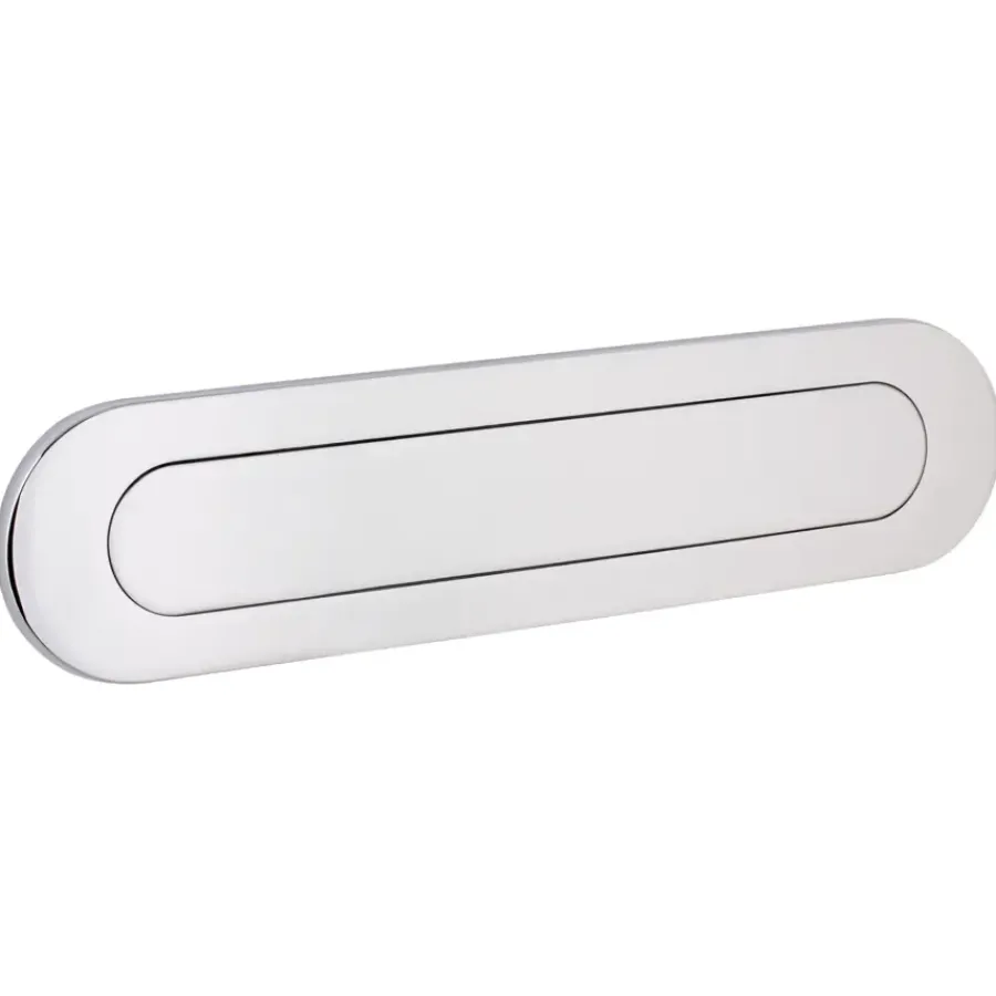 KARWEI briefplaat ovaal chroom Outlet