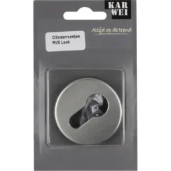 KARWEI cilinder rozet rond RVS look (aluminium) Discount
