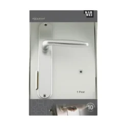 KARWEI deurkruk set Antonio ovaal blind schild aluminium Sale
