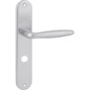 KARWEI deurkruk set Antonio ovaal schild vrij-bezet sluiting 63/8 mm aluminium Best