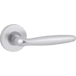 KARWEI deurkruk set Antonio rond rozet aluminium New