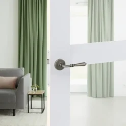 KARWEI deurkruk set Bento rond rozet tin look messing Outlet