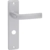 KARWEI deurkruk set Blok recht schild vrij-bezet sluiting 63/8 mm aluminium Outlet