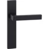 KARWEI deurkruk set Chelsea recht blind schild zwart RVS Sale