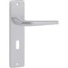 KARWEI deurkruk set Daan recht schild sleutelgat 56 mm aluminium New