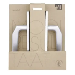 KARWEI deurkruk set Daan recht blind schild aluminium Hot