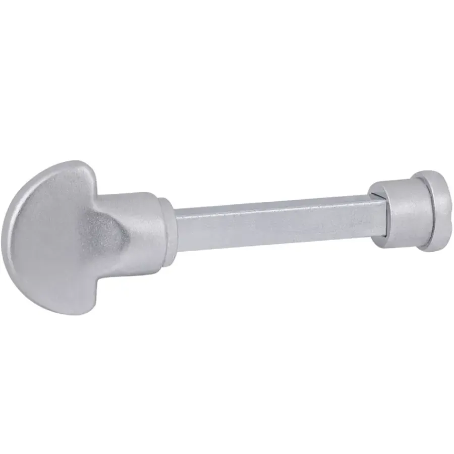 KARWEI deurkruk set Daan recht schild vrij-bezet sluiting 63/8 mm aluminium