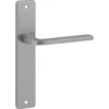 KARWEI deurkruk set Enzo recht blind schild RVS look aluminium Clearance